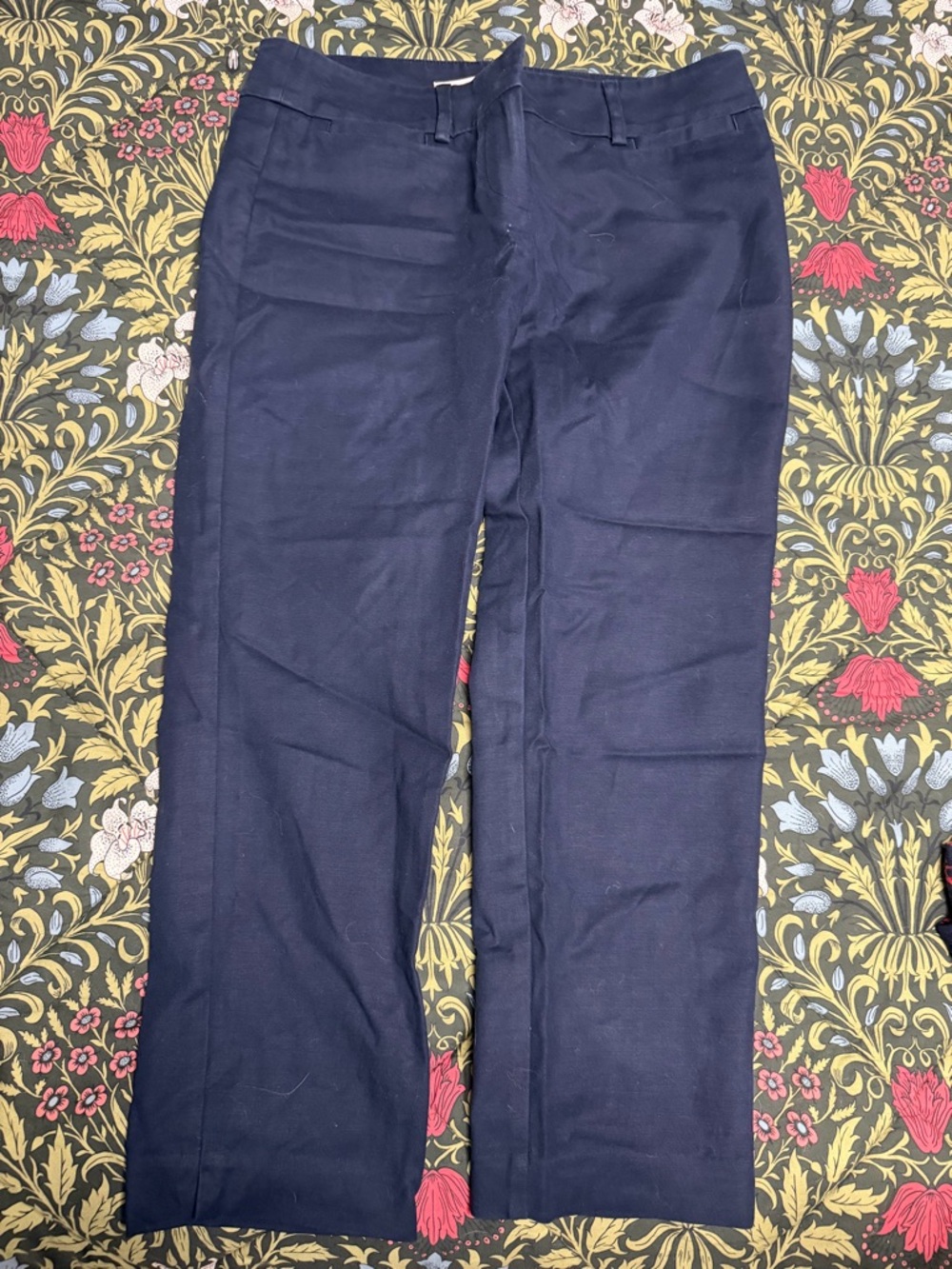 LOFT Navy Riviera Pants in Marisa fit